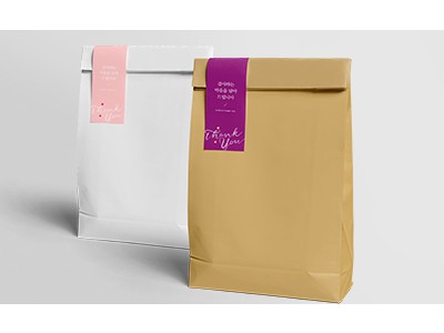 소량재단스티커(유광코팅)